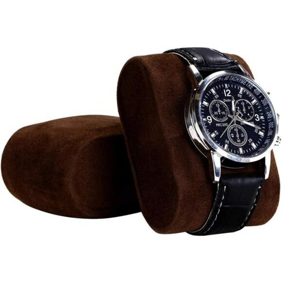 20 Slot Watch Box Organizer Display Case Glass Lid Leather Storage for Men - Picture 6 of 7